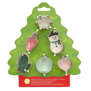 WILTON CORTADOR PARA GALLETAS ÁRBOL SET/6